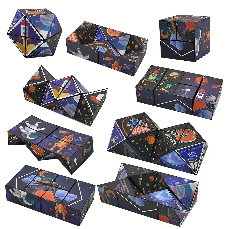 3D Changeable Magic Cube Anti Stress Fidget Toy Gift