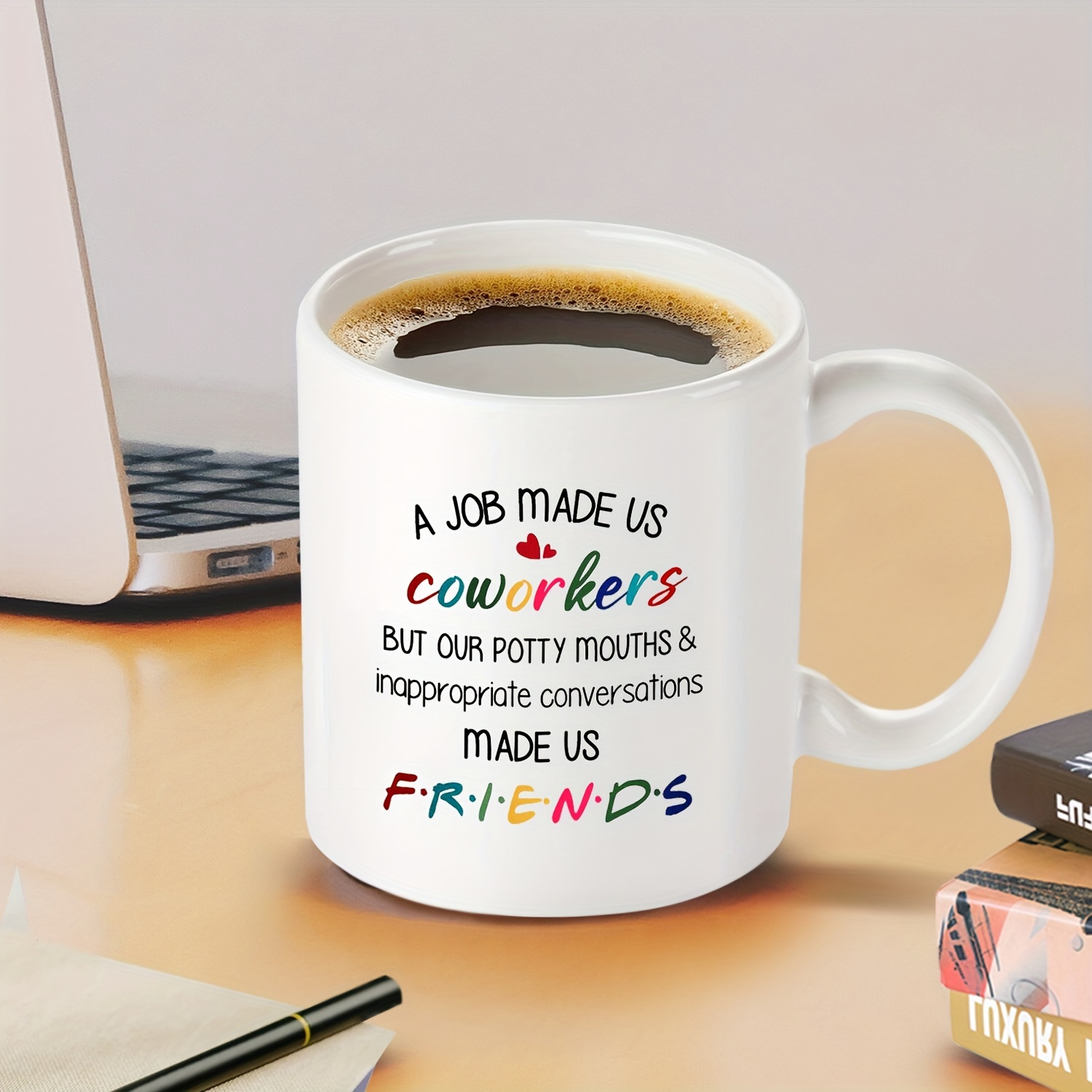 Coworkers Coffee Mug, White Ceramic Mug, Funny Gifts For Coworkers, Friends,  Females, Work Bestie Gifts For Women, Thoughtful Best Friends, Office  Appreciation, Thank You Gift For Coworkers - Temu