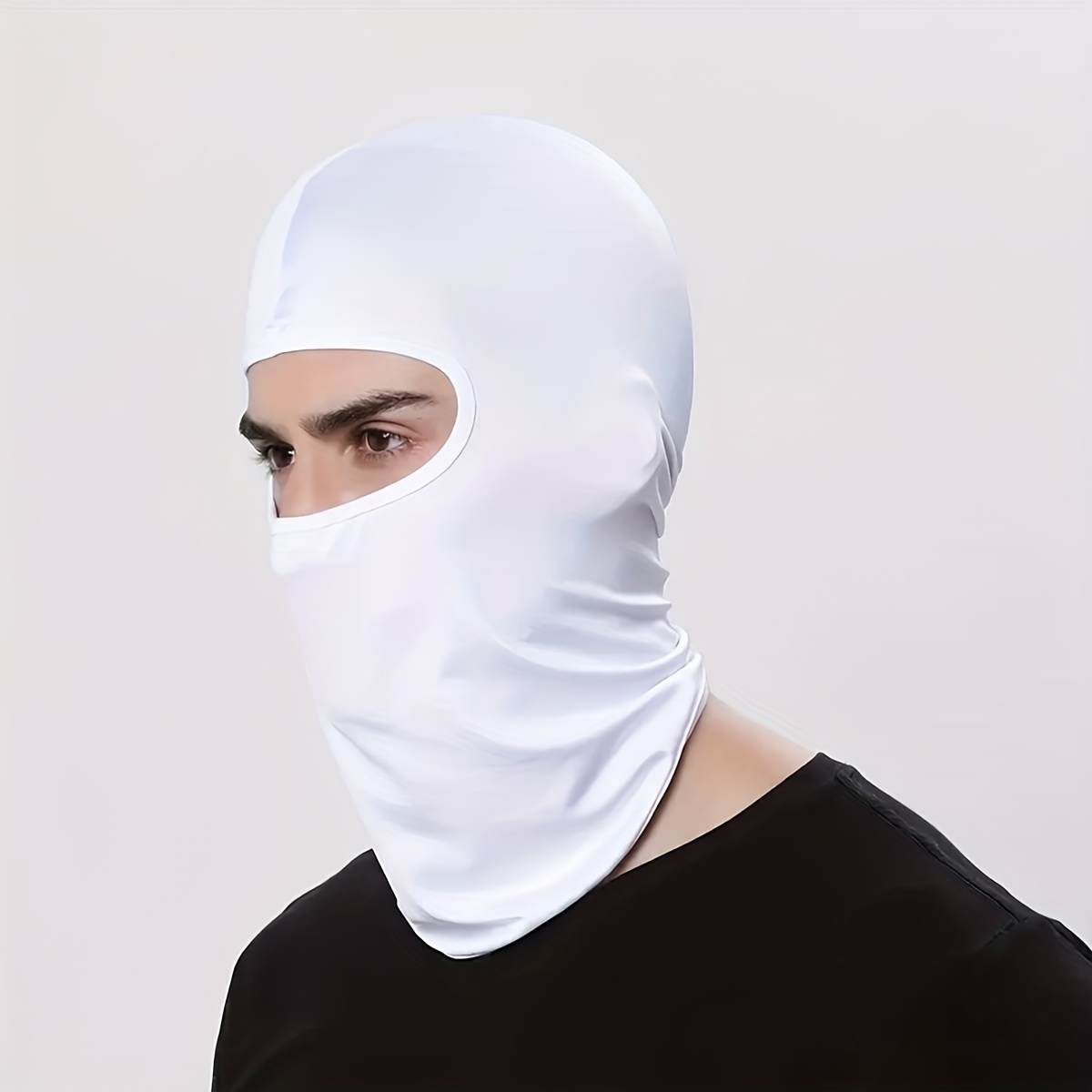 Image of Unisex Balaclava Hood With Neck Gaiter For Men And Women, Full Face Covering Hat For Cycling, Outdoor Sports, Travel, And Hiking