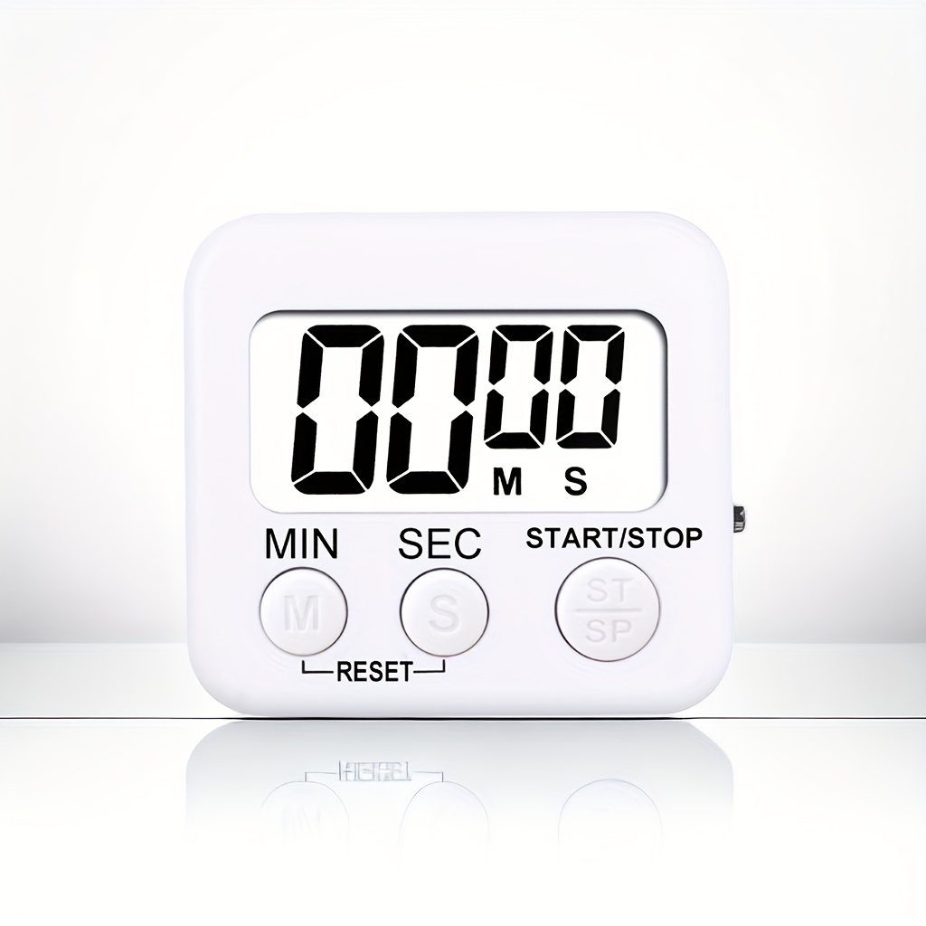 6 Pack Multi-Function Electronic Timer - Magnetic Digital Timers Big LCD  Display The Loud/Silent Switch Countdown Timer Extensively Use in Break  Time