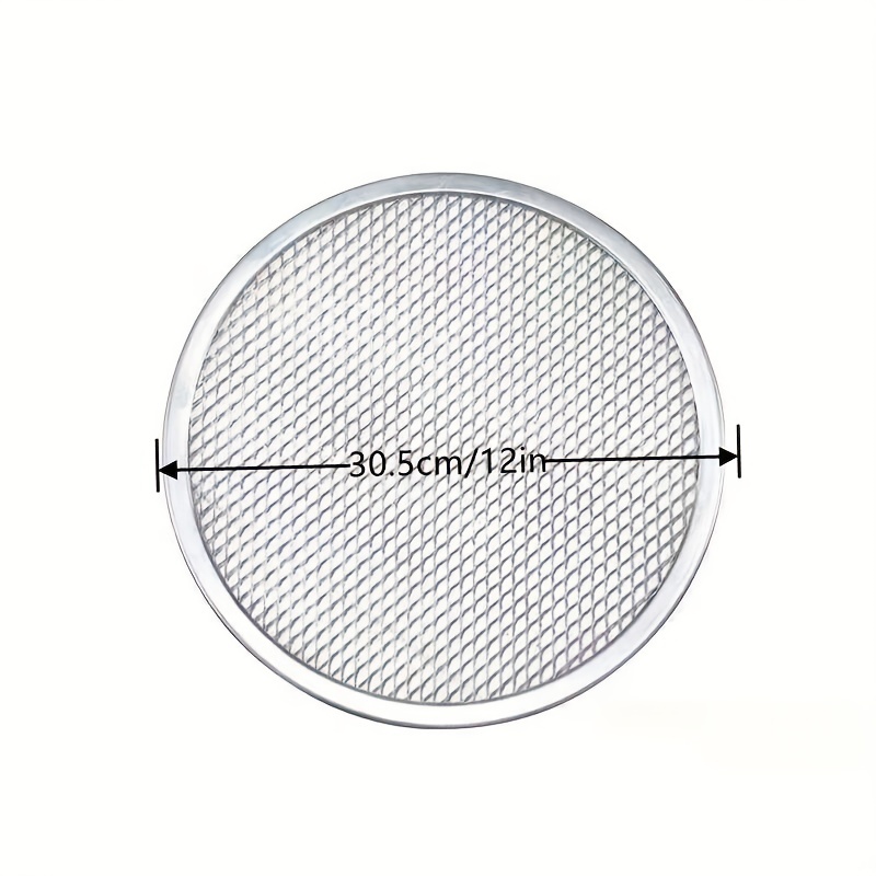 Mesh Baking Tray Non-Stick Round Baking Pan Durable Non-Stick