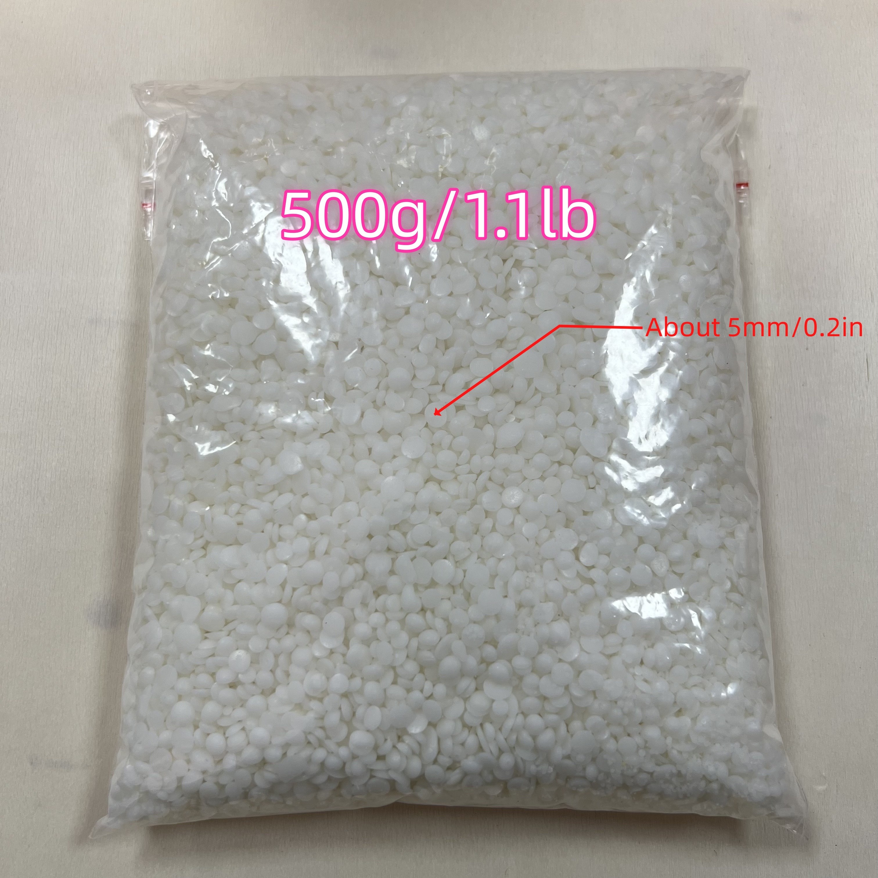 1.1 Lbs Paraffin Wax Pellets, 100% Pure White Paraffin Wax Pellets For Candle  Making Diy Scented Candle Cosmetic Making Diy Wax Accessories - Temu