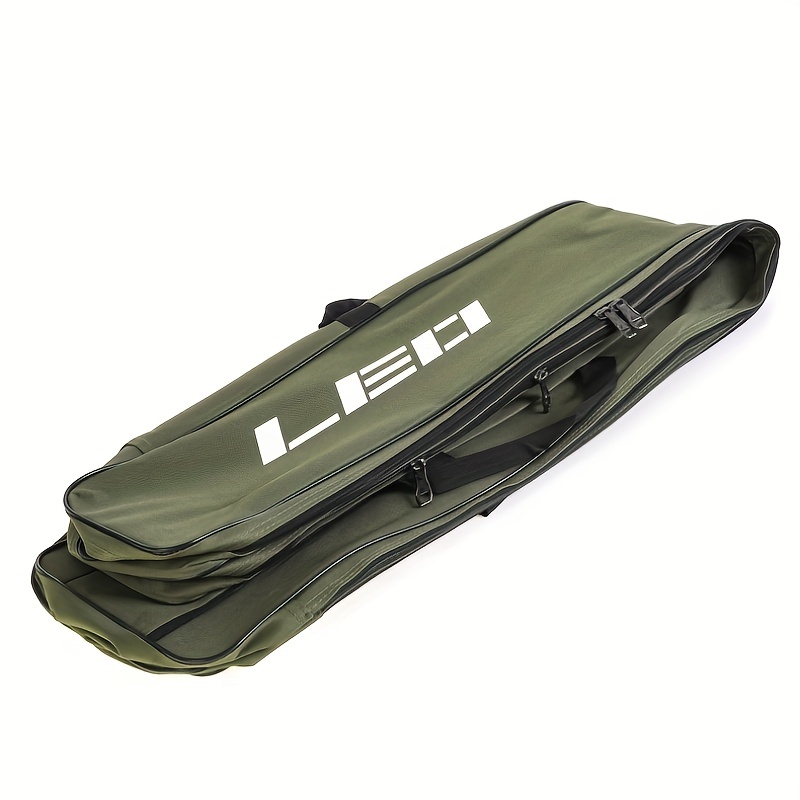 Leo Waterproof Canvas Fishing Rod Bag Portable Rod Reel Storage Tubes Cases  as Picture One Size : : Sports & Outdoors