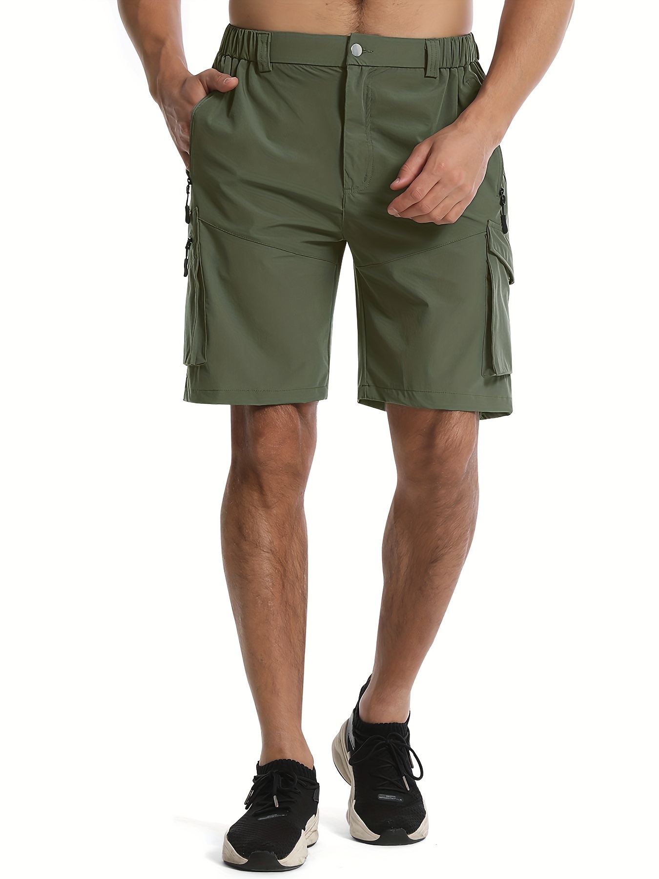Men's Hiking Cargo Shorts Quick Dry Outdoor Travel Shorts for Men