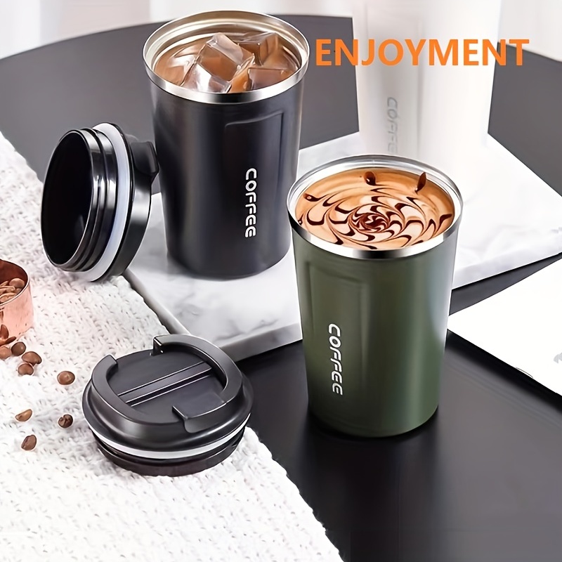 380ml New Creative Stainless Steel Coffee Thermos Vaccuum For Men