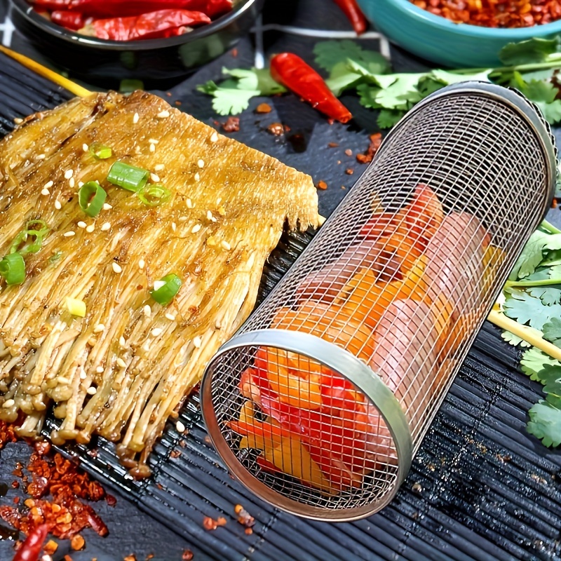 Rectangular Wire Plated Barbecue Grill: Outdoor Grilling - Temu