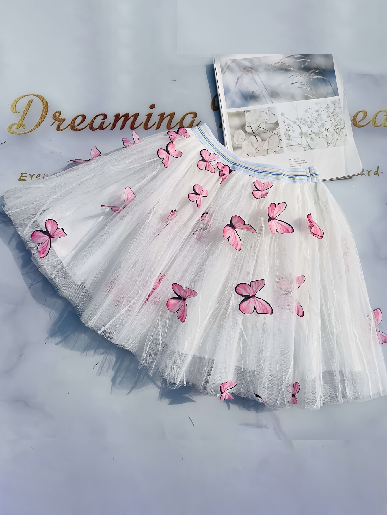 Tiered Tulle Skirt + Sweet Pink Beret