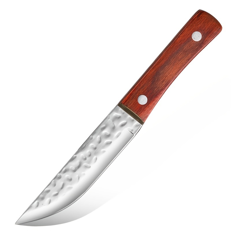 1pc Mongolian Meat Knife With Handle, Used For Meat In Home Kitchen, Also  As A Multi-use Knife For Outdoor Camping And Barbecue