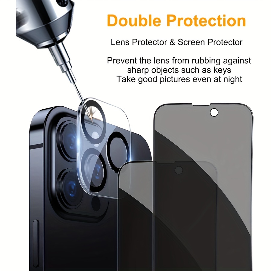 12 Mini iPhone Privacidad Protector de pantalla de cristal