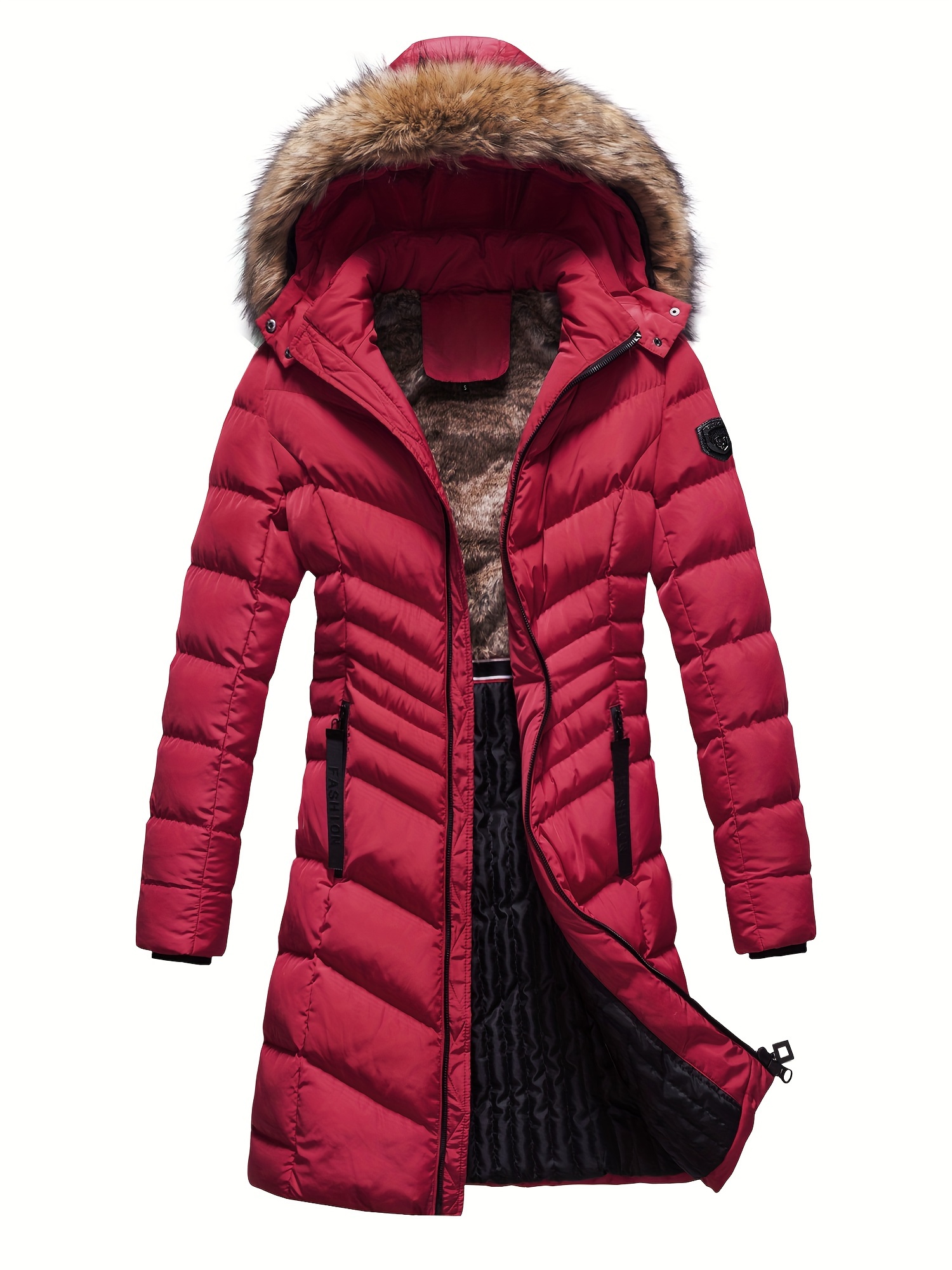 Chaleco de forro polar para mujer, ligero, cálido, con capucha de piel  sintética, abrigo de peluche, mullido, acogedor, chaleco para exteriores