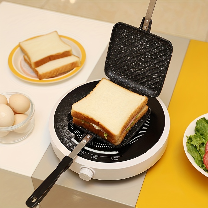 1pc Medical Stone Sandwich Baking Pan For Electromagnetic Stove