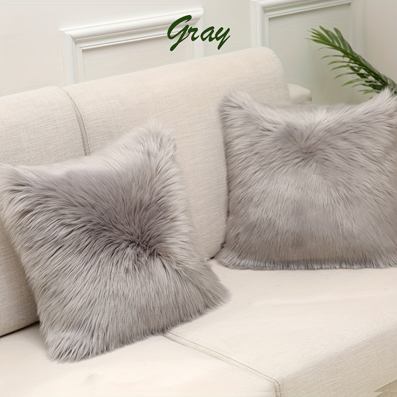 Stylish And Comfortable Solid Color Throw Pillow Cover For Living Room,  Bedroom, And Sofa - Perfect For Home Decor And Added Comfort - Temu