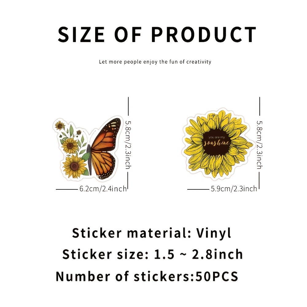 Monarch Butterfly Sticker Pack Orange Sticker - Sticker Graphic -  Waterbottle Laptop Phone Car Window Scrapbook Sticker