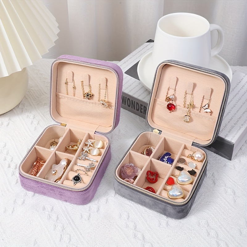 Jewelry Storage Case Simple Jewelry Box For Travel Home - Temu
