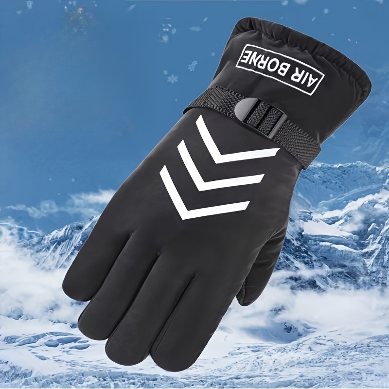 1 Paire De Gants D'hiver Imperméables Et Épaissis Pour - Temu France