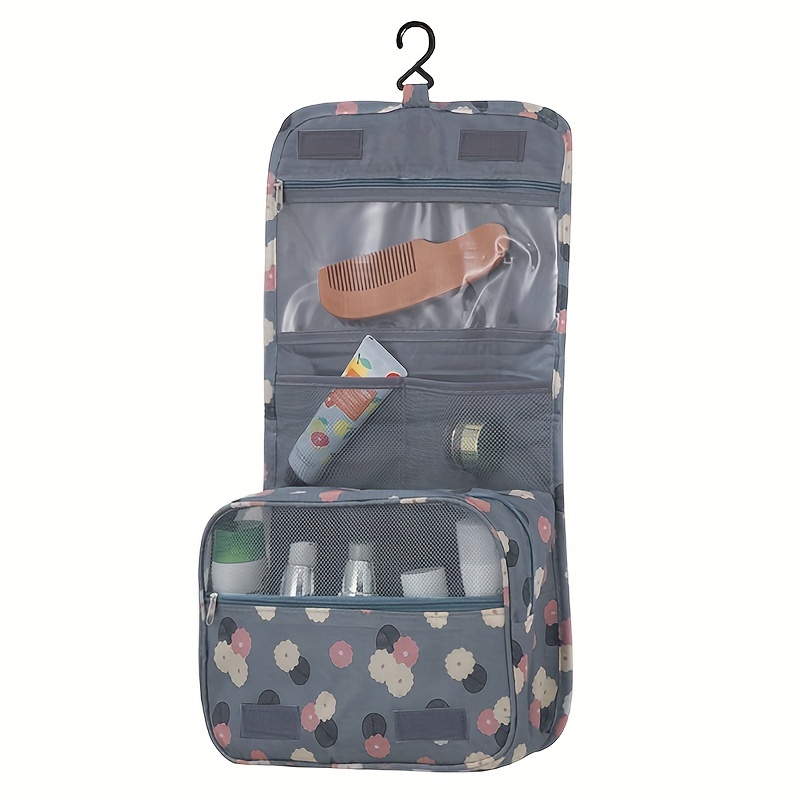 Portable Hanging Toiletry Bag with Hook Travel Storage Bag