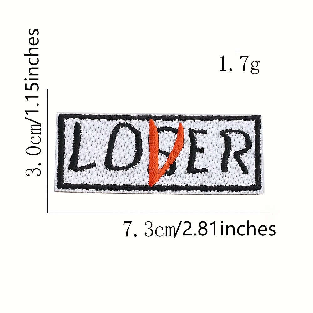 Letters Patches Alphabet Embroidered Patches Iron on Patches for