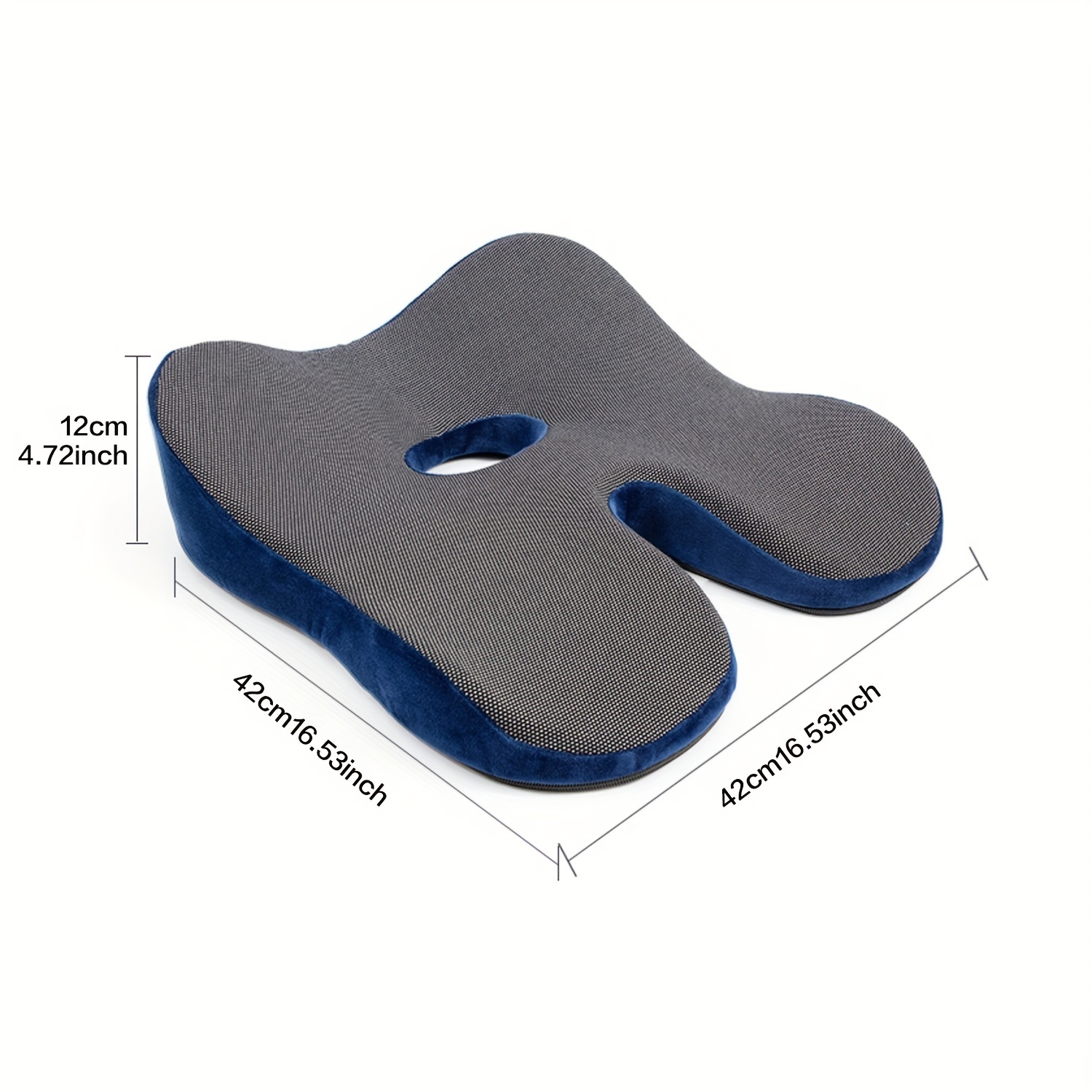 Donut Pillow Hemorrhoid Tailbone Cushion Support Memory Foam Seat