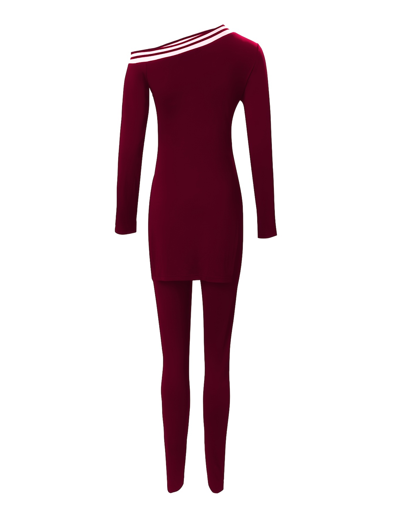 Off Shoulder Asymmetrical Pantsuits Two Piece Set