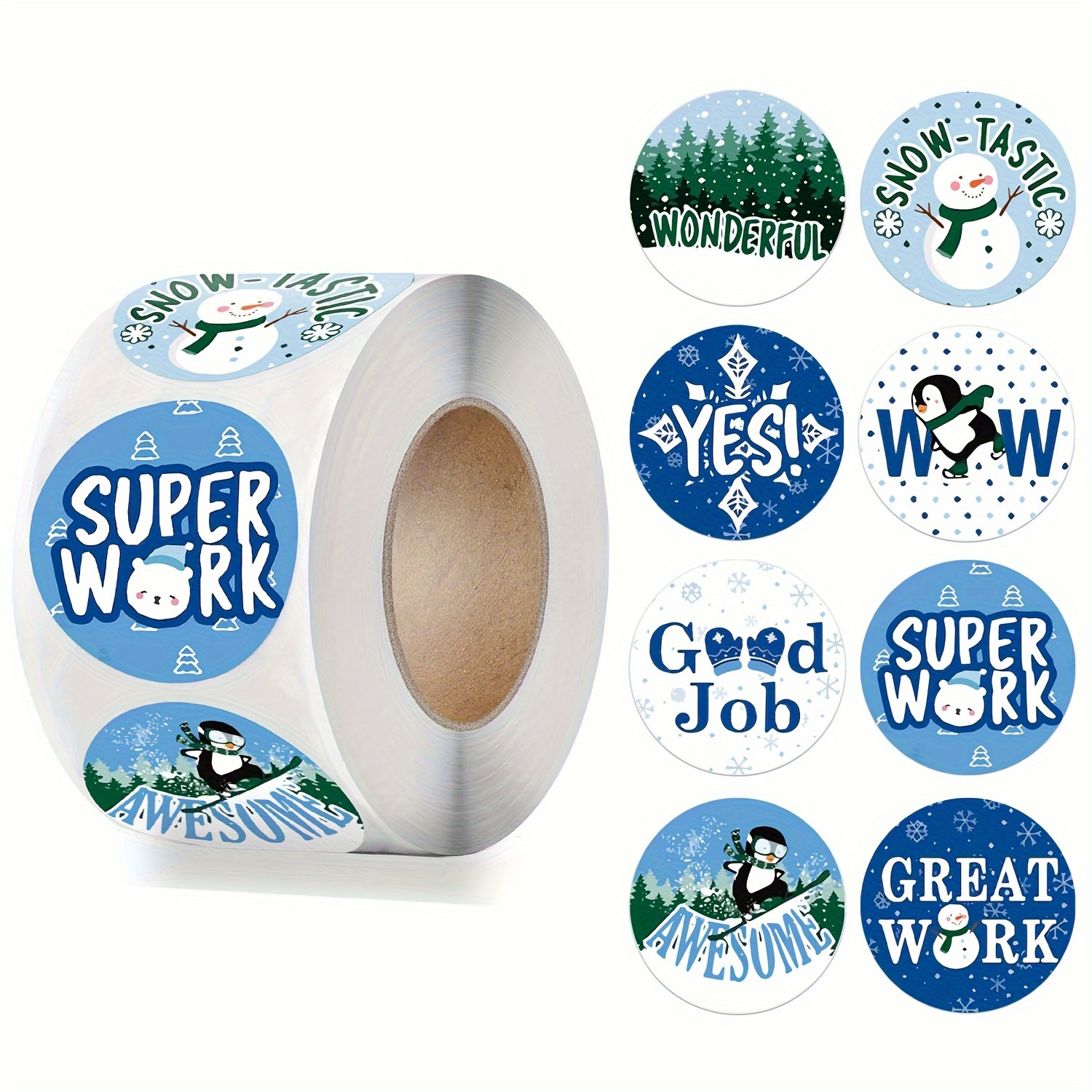

500pcs - , Round For Encouragement & , Use 8