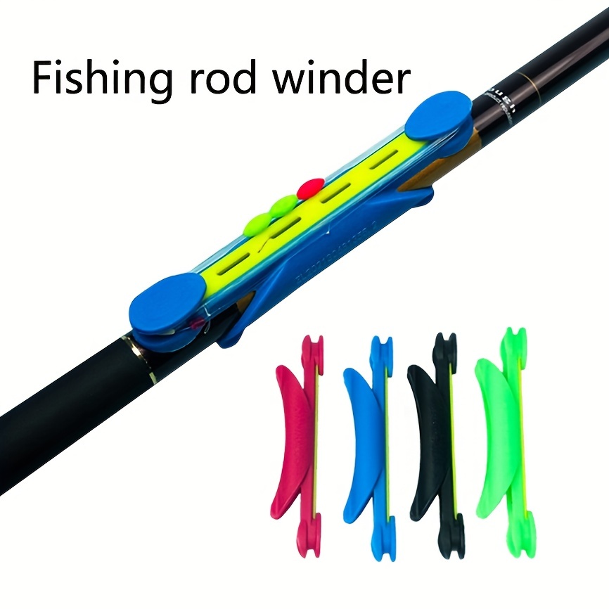 Colorful Fishing Rod Wire Catcher Wire Winding Card Holder - Temu Australia