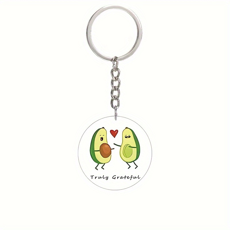 Fruit Pun Acrylic Keychains Thank You Gifts Employee - Temu