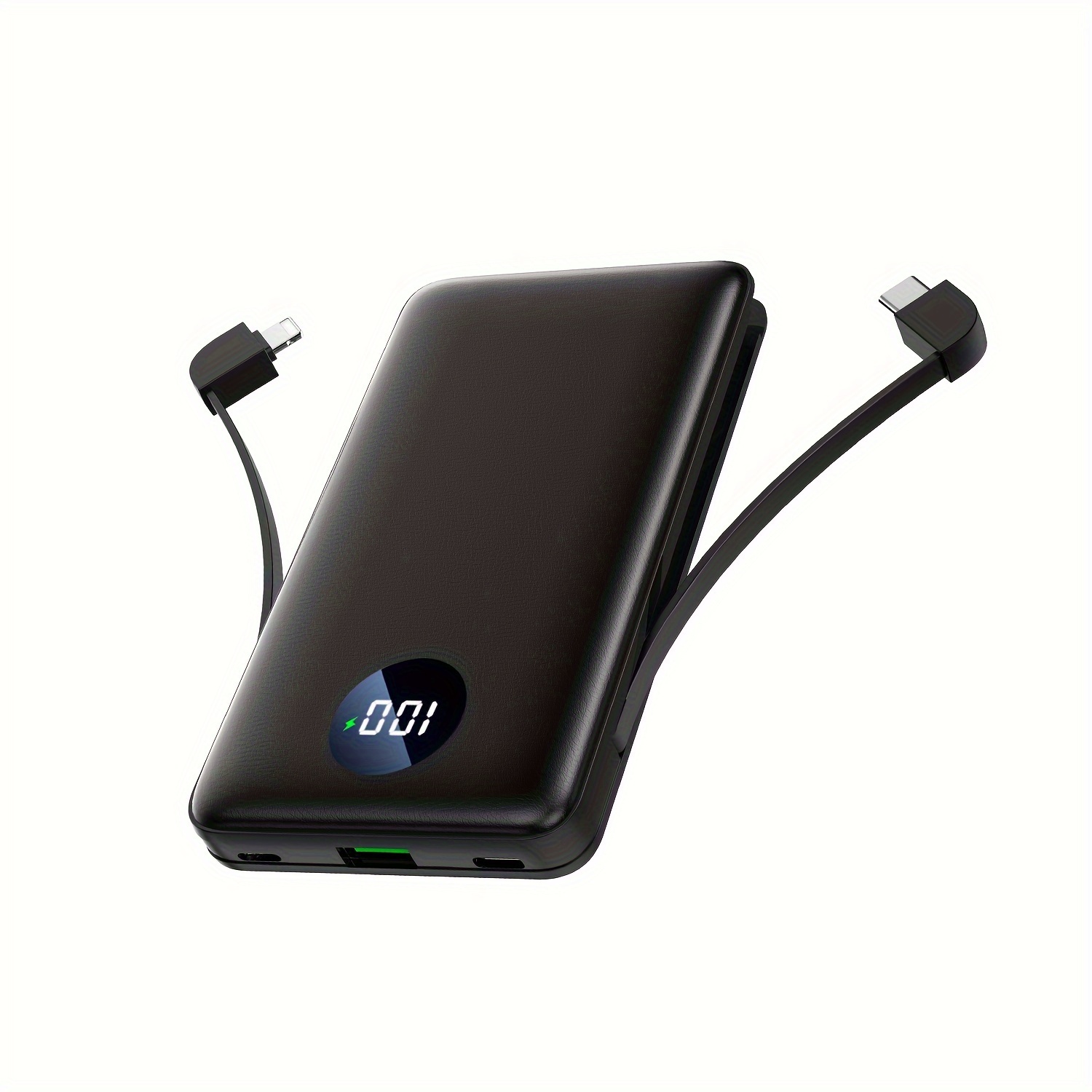 Cargador portátil cargador de batería USB de 12000 mAh doble entrada y  salida carga rápida cargador externo delgado y ligero compatible con iPhone  – Yaxa Guatemala