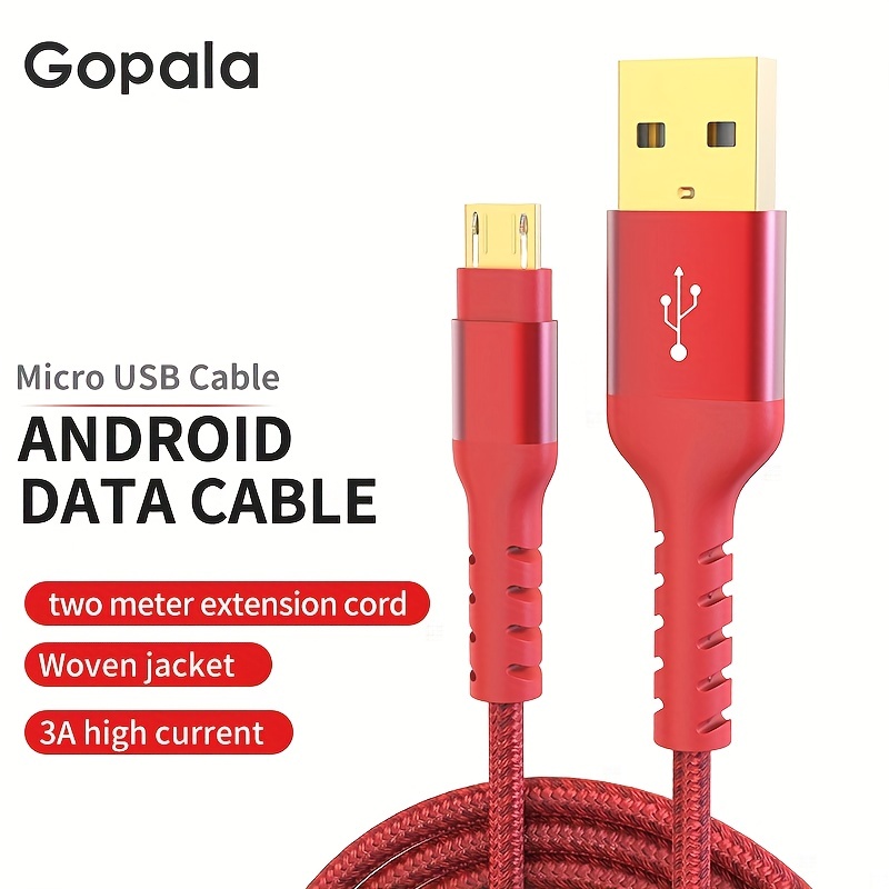 Cable Micro Usb Cargador Android Cable Trenzado Nylon - Temu
