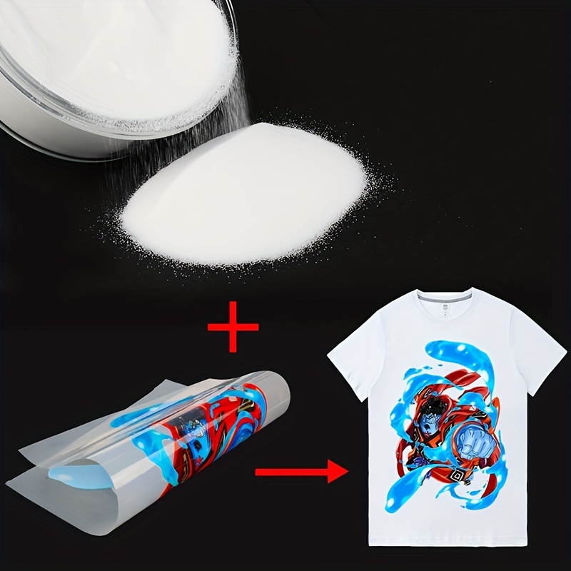 Dtf Transfer Powder White Digital Dtf Hot melt Adhesive - Temu