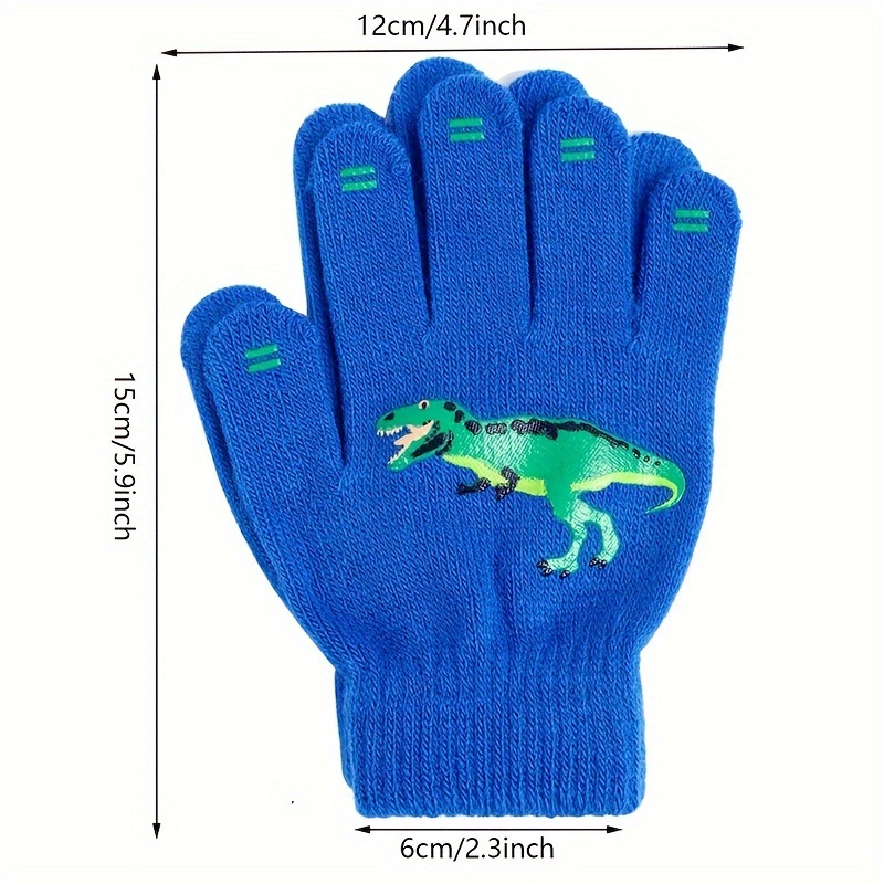 6 Paires De Gants Magiques Pour Enfants. Gants Chauds Tricotés Élastiques  Pour Garçons Ou Filles De 5 À 11 Ans, Pour Doigts Complets, Cadeau  D'anniversaire En Hiver - Temu France