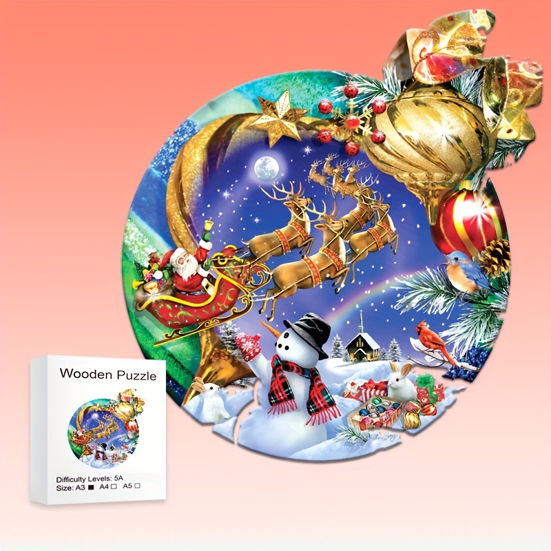 14€02 sur Puzzle Noël 1000 pièces adulte enfants modèle de cadeau de  vacances jouet - Multicolore - Puzzle - Achat & prix