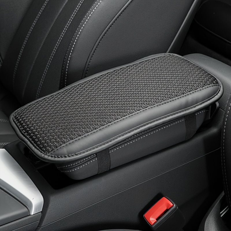 Auto Center Console Pad Pu Leather Car Armrest Seat Box - Temu
