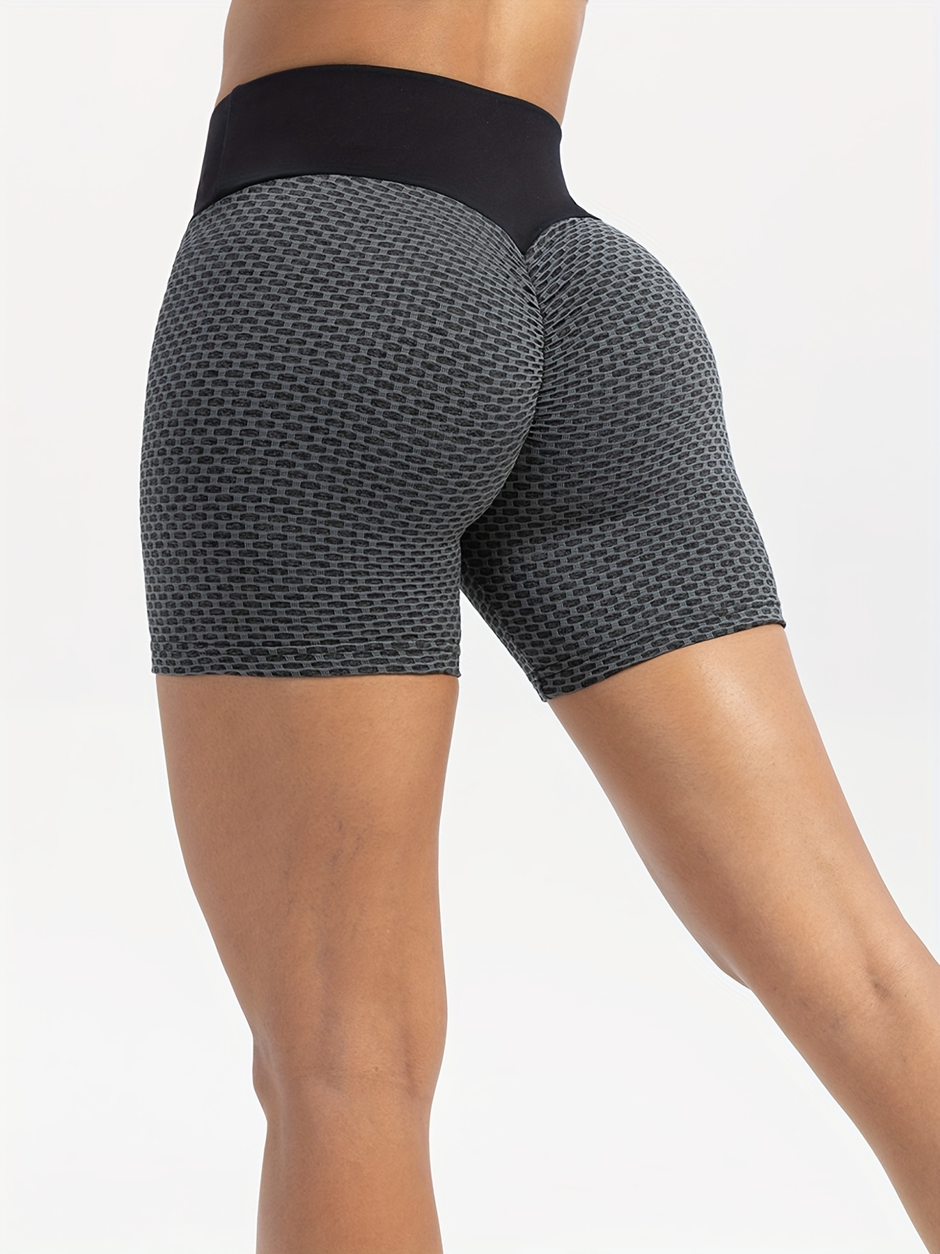 Workout Booty Breathable Honeycomb Shorts Mujeres Pantalones - Temu Chile
