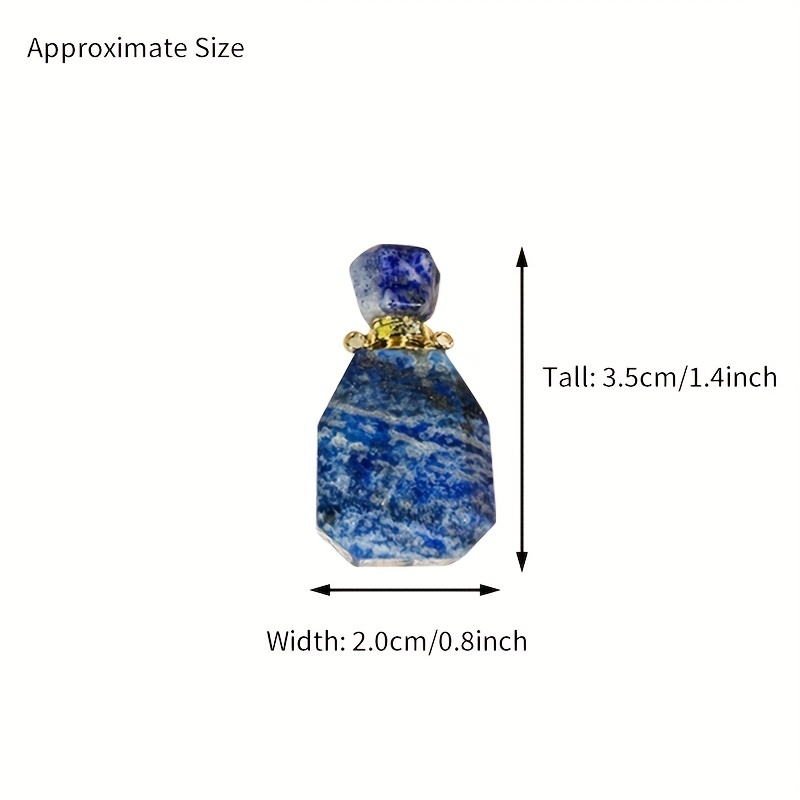 Natural Crystal Small Perfume Essential Oil Bottle Cosmetics Packaging