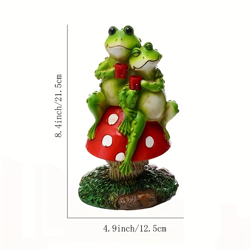 Outdoor Small Frog Ornaments Fresh Creative Crafts Suitable - Temu