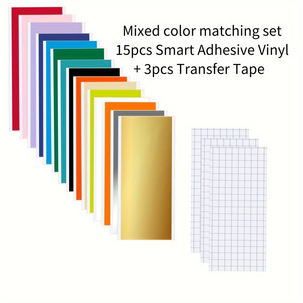 Smart Adaptive Vinyl For Cricut Joy, Smart Lettering Film, 15 Colors Vinyl  Suitable For Creating Logos, Stickers, Water Cups, Ceramics, Gift Boxes,  Decorations, And Personalized Designs - Temu Philippines