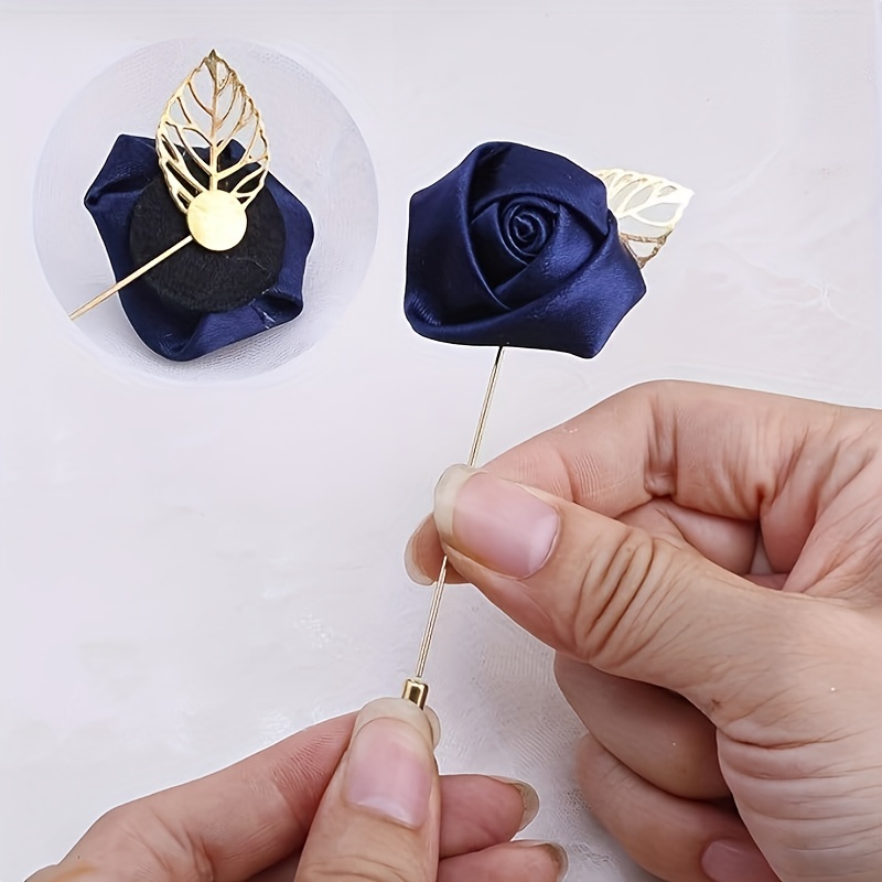 Spilla da bavero rosa avorio 7 opzioni di supporto Spilla da uomo per  eventi formali Boutonniere per spilla da abito con magnete floreale Spilla  da bavero Regalo testimone dello sposo -  Italia