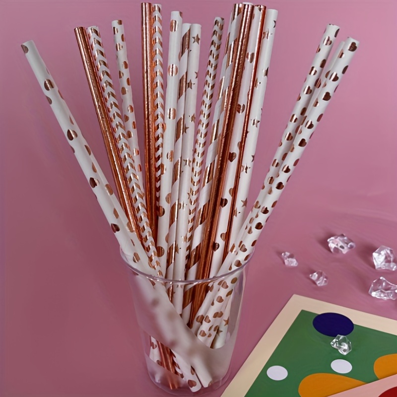 Flamingo Paper Straws, Diy Wedding, Birthday, Baby Shower