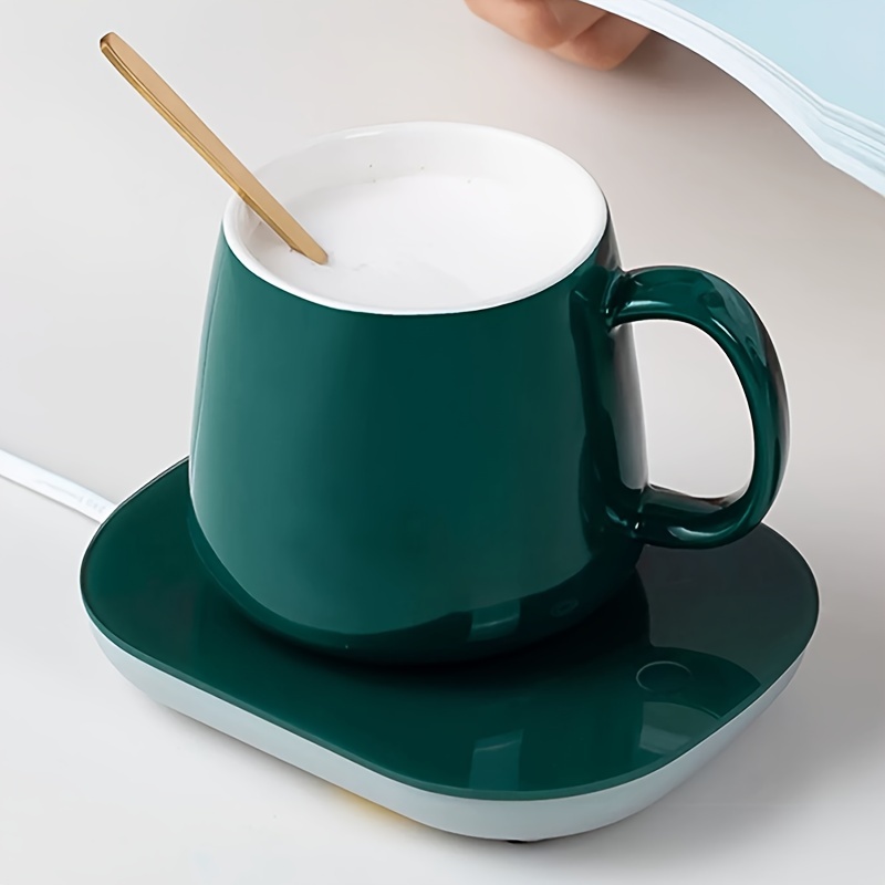 Electric Mug Warmer, Heated Coffee Mug Cup Coaster, Warmer Pad Powered For  Home Office Milk Tea Water Heating Mat Thermostatic For Home Office  Apartment Dorm School