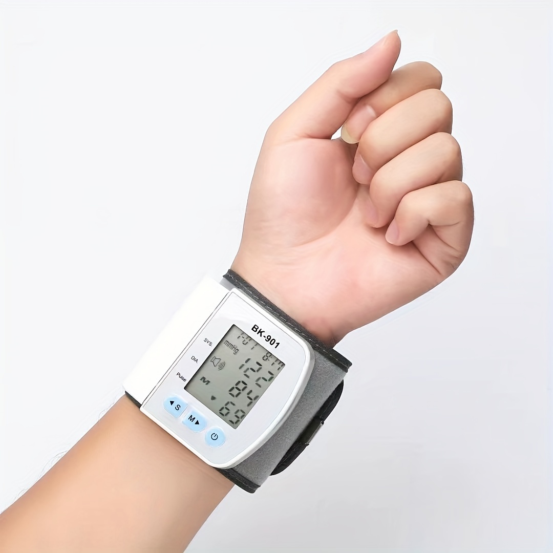 Best Electronic Blood Pressure Monitor Household Wrist Large Screen Medical Blood Pressure Meter