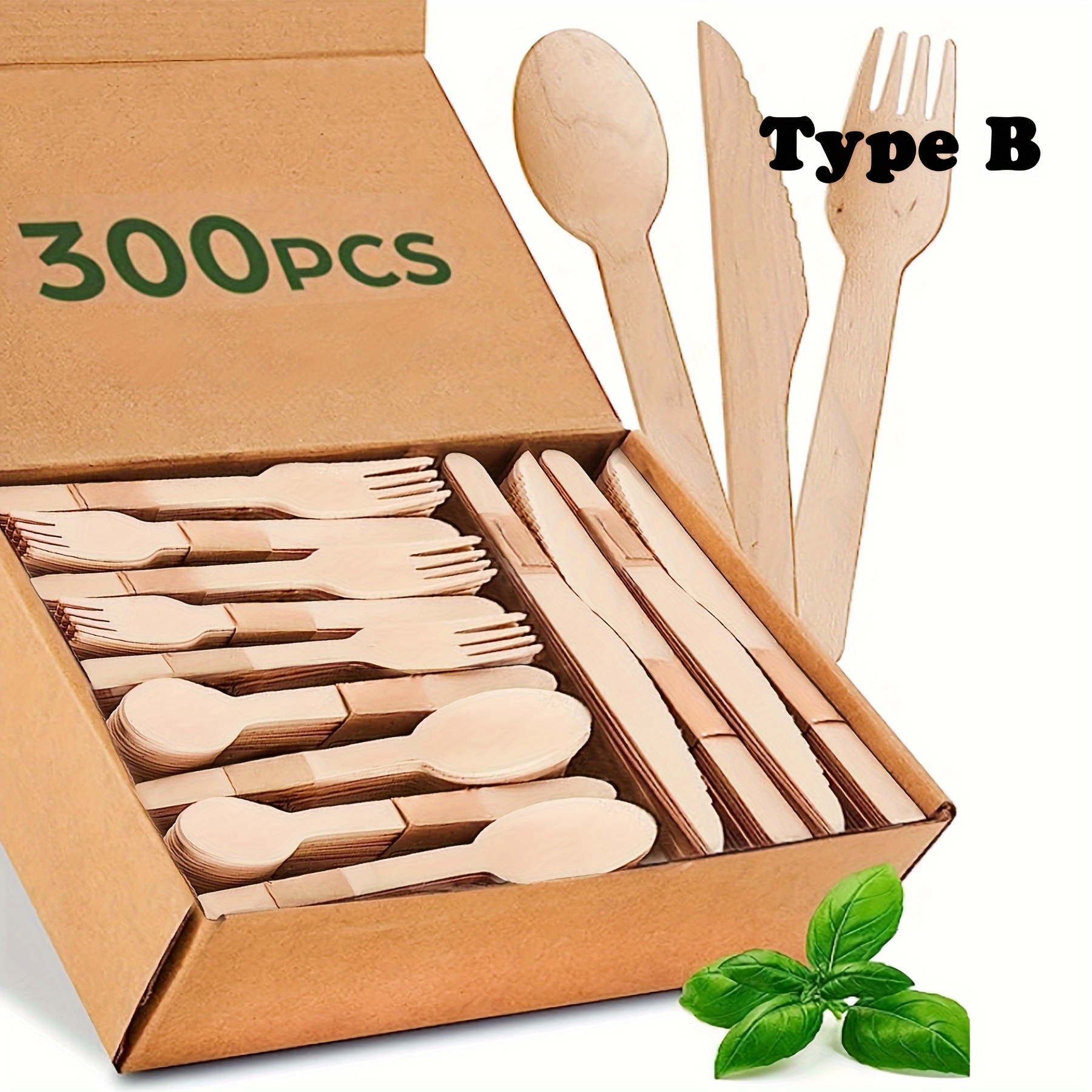 100 Unids/set Cucharas Plástico Desechables Tenedores Pastel - Temu