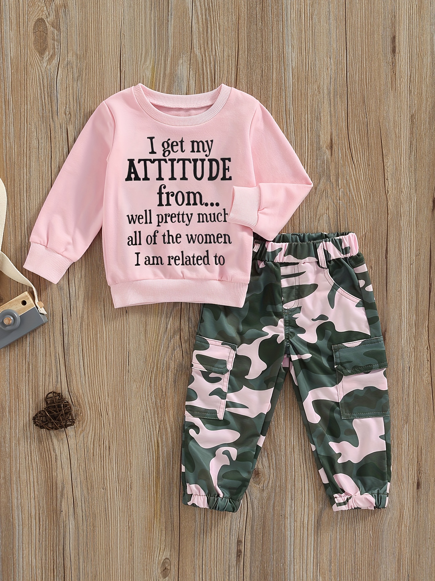 Camouflage baby hot sale girl clothes