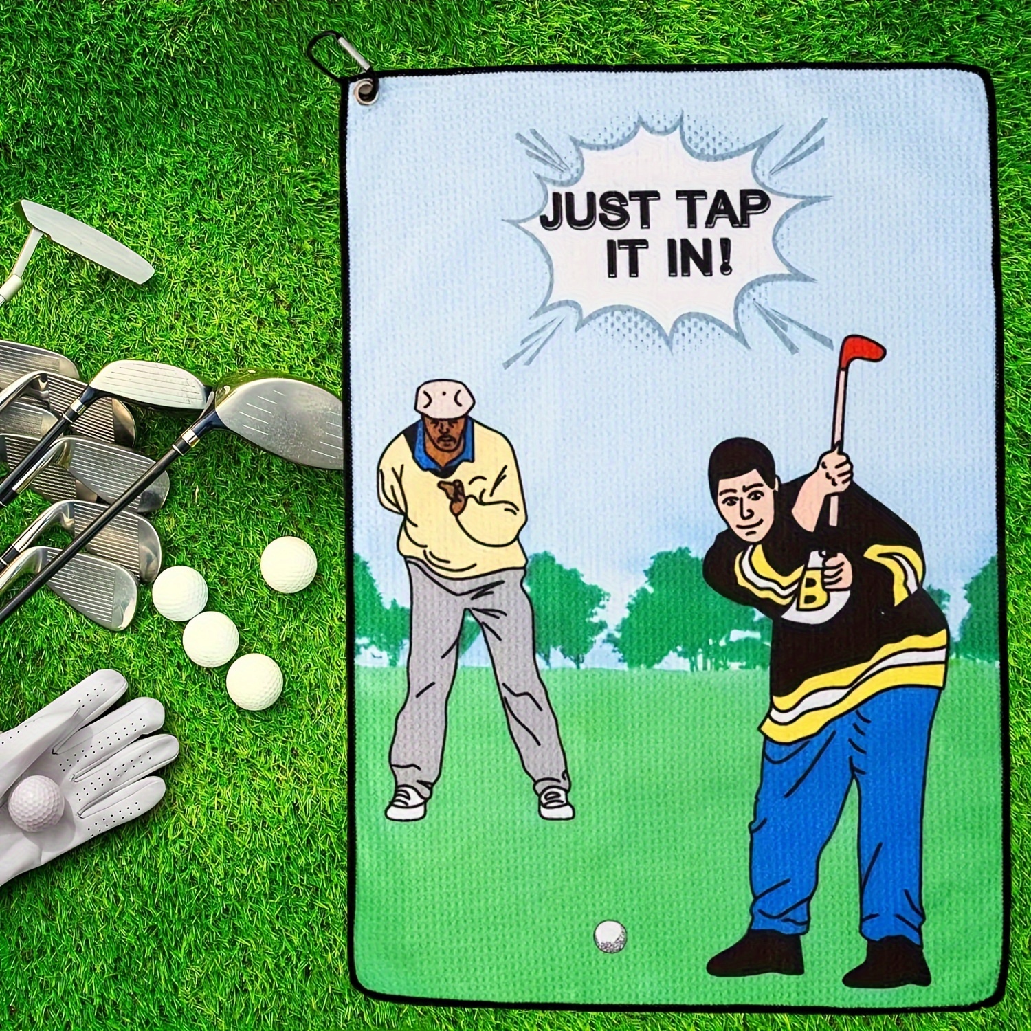 Funny Golf Cleaning Towel Set With Clip For Golf Bags, Funny Gifts For Golf  Fans, Dad, Husband, Boyfriend