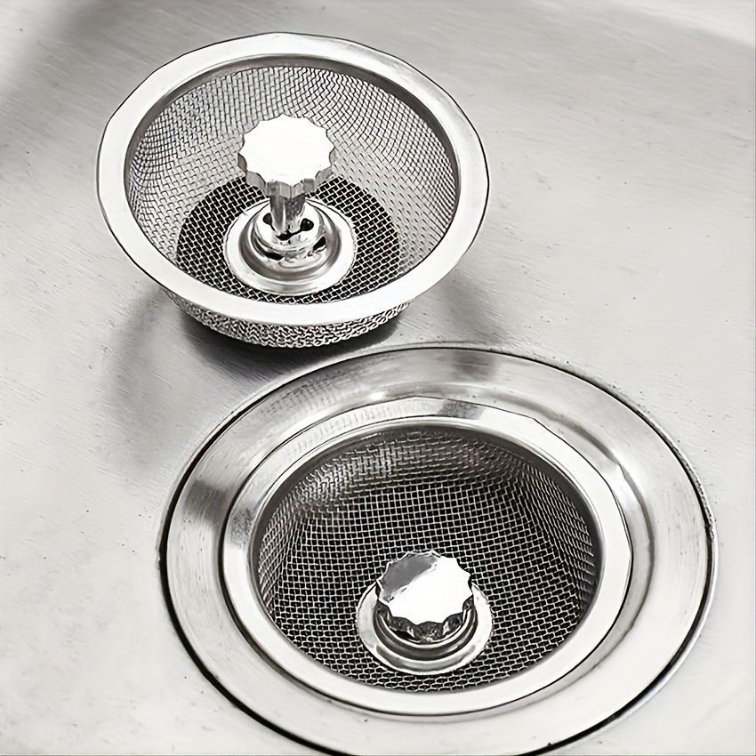 Sink Basket Strainer Stainless Steel Drain Strainer Kitchen - Temu