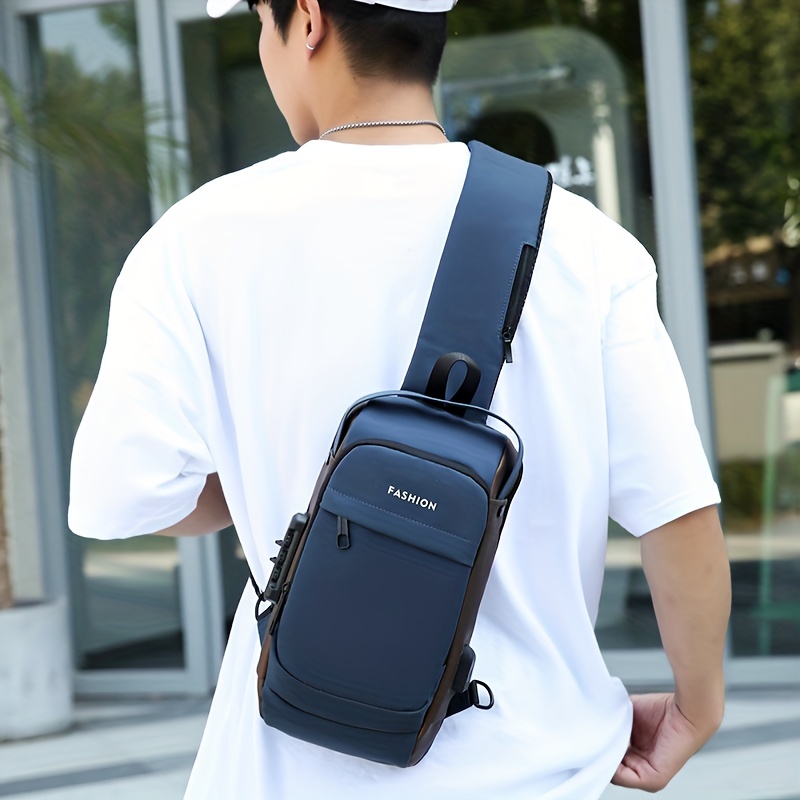 Multifunctional Chest Bag Large Capacity Casual Bag Waist Bag, Men  Messenger Bag Fashion Shoulder Bag - Temu