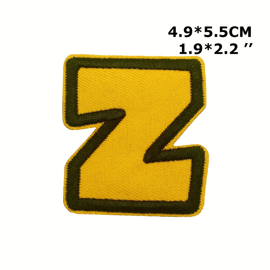 Embroidery Game Patches Capital Letter A B C D E Number 0 1 - Temu