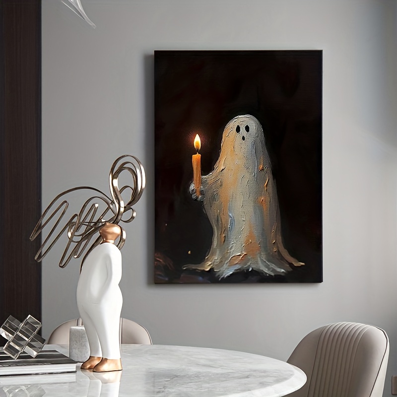 Glitzhome 24 in. L Wooden Halloween Wall Decor with LED 2006300024 - The  Home Depot