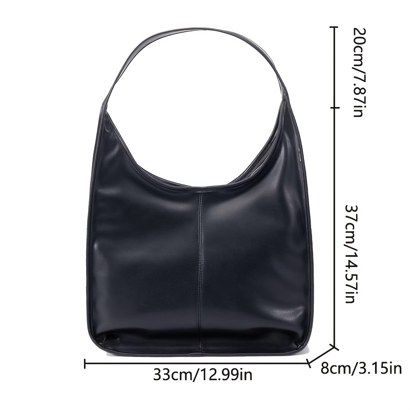 Minimalist Large Capacity Hobo Bag