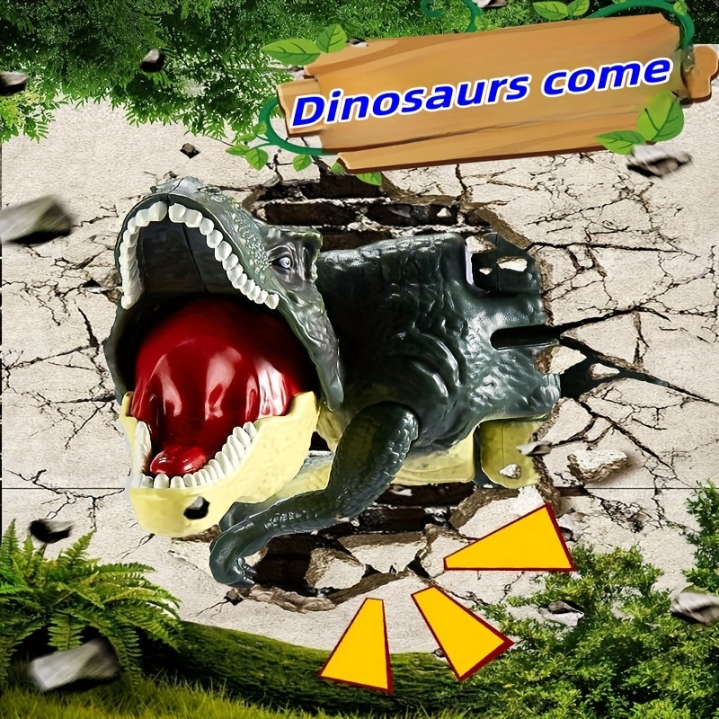 Dinosaure À Doigt Tyrannosaure Rex À Balançoire Morsure Tête