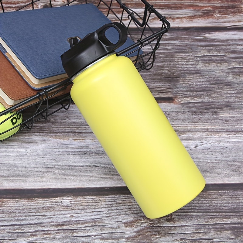 Hydro Flask Water Bottle Stainless Steel Wide Mouth With Straw Lid